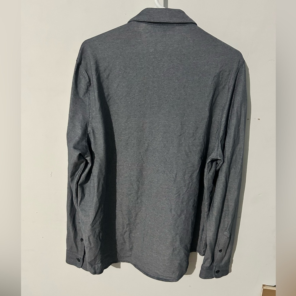 Michael Kors Gray Button-Up Shirt - Picture 7 of 8